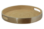 Small Round Gold Serving Tray