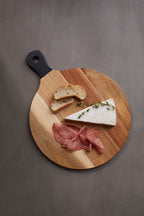 Chopping and Serving Board with Black Handle
