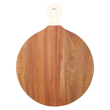 Chopping and Serving Board with Cream Handle