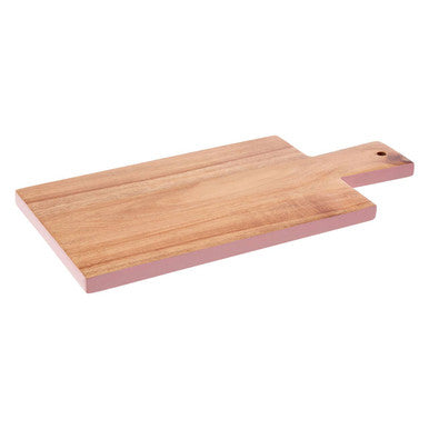 Rectangular Pink Edge Chopping Board