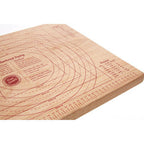 Rubberwood Pastry Board with Measurement Markings