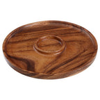 Acacia Chip and Dip Dish