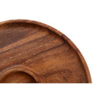Acacia Chip and Dip Dish