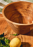 Acacia Wood Salad Bowl