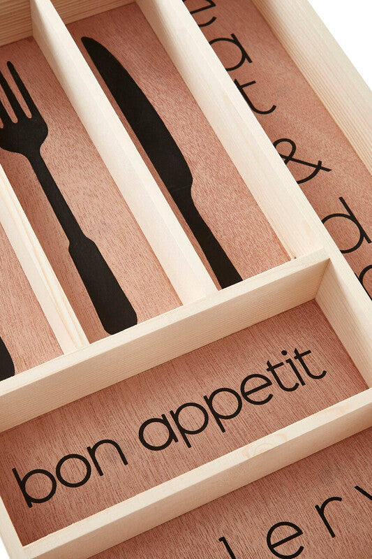 Wooden Modern Design Cutlery Tray