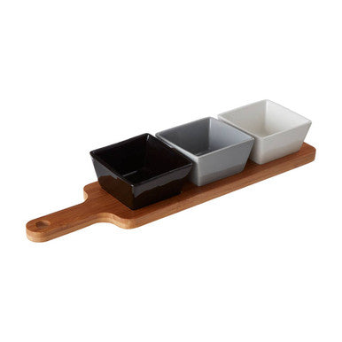 Serving Board with Square Dishes