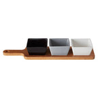 Serving Board with Square Dishes