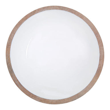 Mango Wood Round Serving Bowl