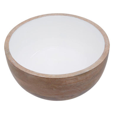Mango Wood Round Serving Bowl