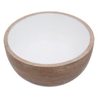 Mango Wood Round Serving Bowl