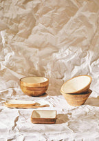 Mango Wood Round Serving Bowl