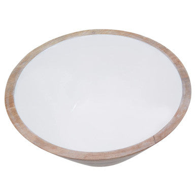Mango Wood Medium Tapered Bowl