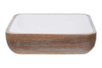 Medium Mango Wood Square Bowl