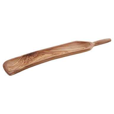 Olive Wood Curved Paddle Serving Board