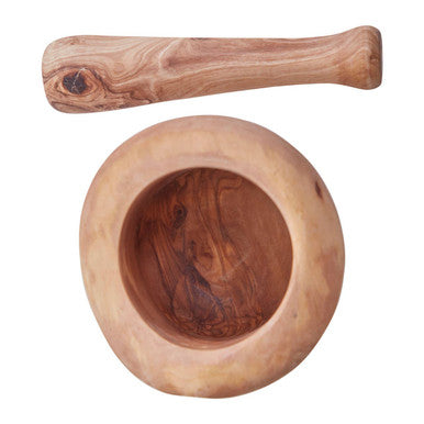Olive Wood Mortar and Pestle