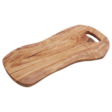 Serving Board with Handle in Olive Wood