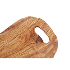Serving Board with Handle in Olive Wood