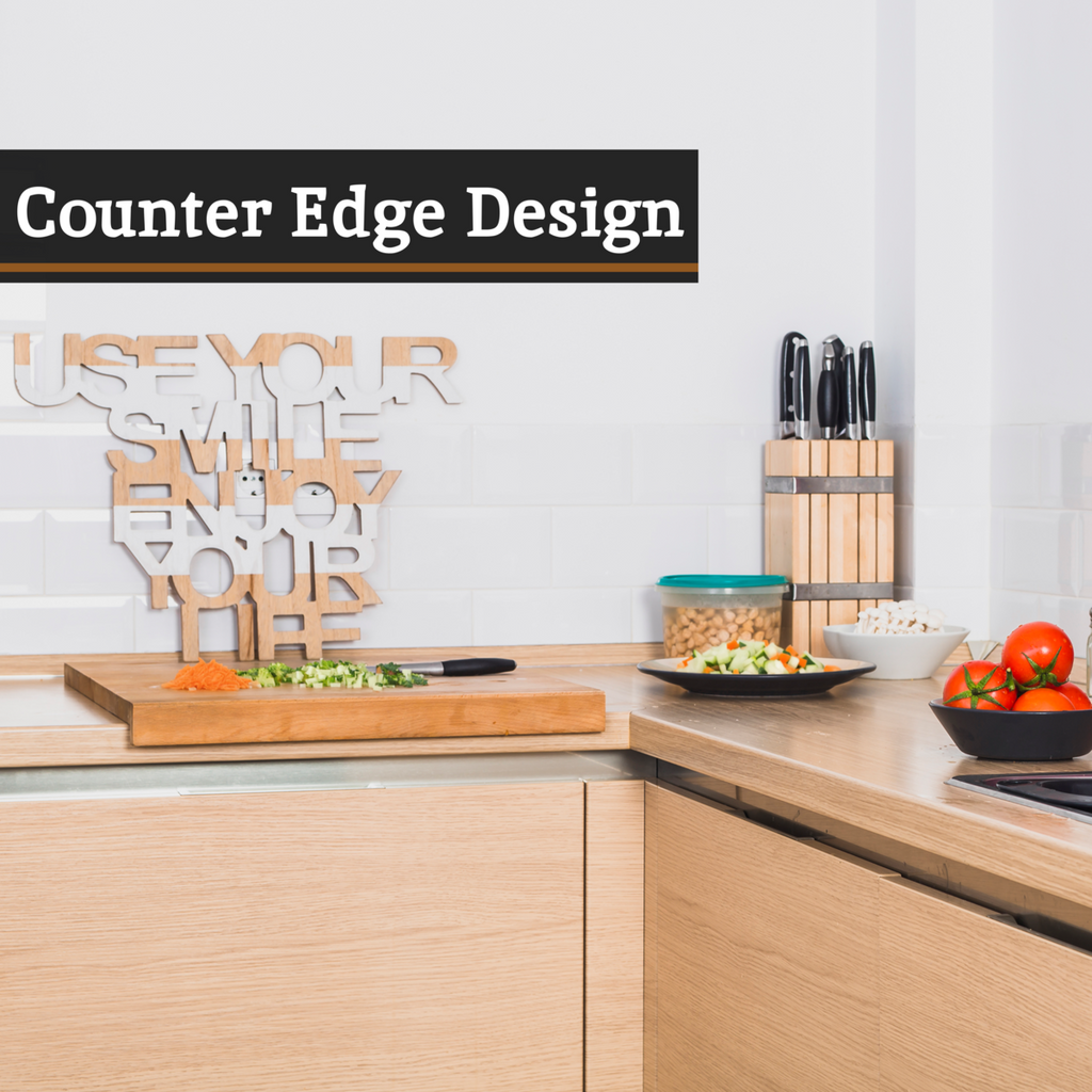 Natural Bamboo Rectangular Worktop Saver and Serving Board