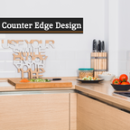 Natural Bamboo Rectangular Worktop Saver and Serving Board