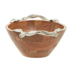 Acacia Wood Medium Round Bowl