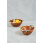 Acacia Wood Medium Round Bowl