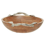 Acacia Wood Round Bowl