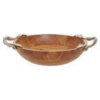 Acacia Wood Round Bowl