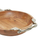 Acacia Wood Round Bowl