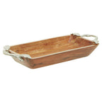 Acacia Wood  Rectangular Bowl