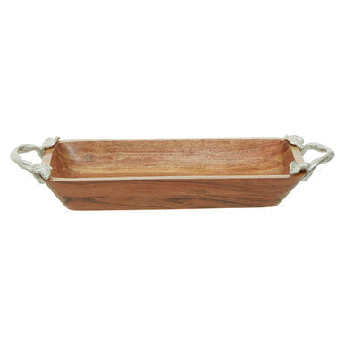 Acacia Wood  Rectangular Bowl