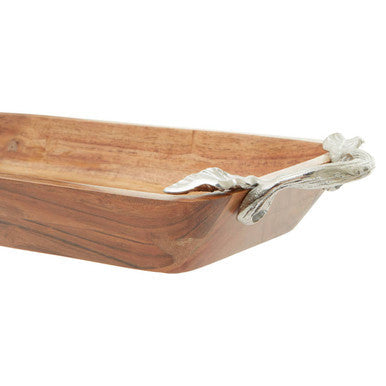 Acacia Wood  Rectangular Bowl