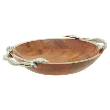 Acacia Wood Serving Bowl
