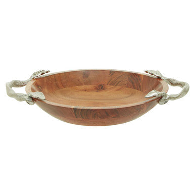 Acacia Wood Serving Bowl
