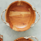 Acacia Wood Serving Bowl