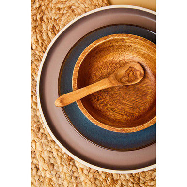 Small Round Bowl in Acacia Wood