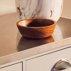 Small Round Bowl in Acacia Wood
