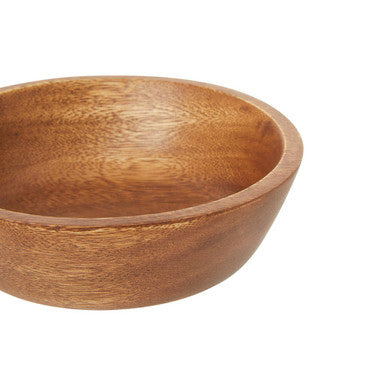 Small Round Bowl in Acacia Wood