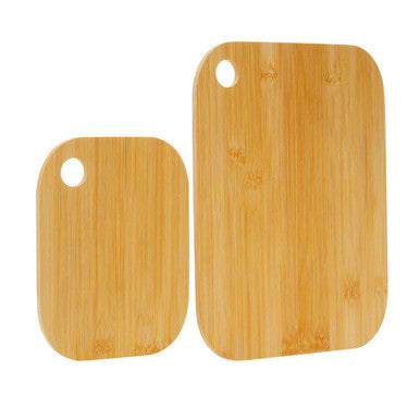 Set of 2 Bamboo Cutting and Serving Boards