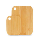 Set of 2 Bamboo Cutting and Serving Boards
