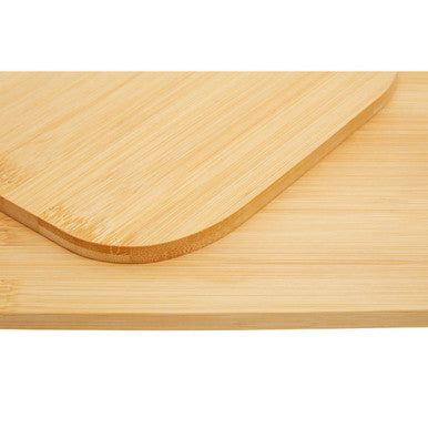 Set of 2 Bamboo Cutting and Serving Boards