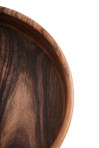 Round Sheesham Wood Salad Bowl