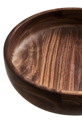 Round Sheesham Wood Salad Bowl