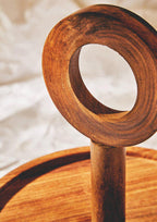 Sheesham Wood Two Tier Cake Stand