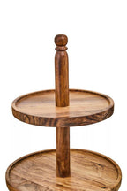 Sheesham Wood Three Tier Cake Stand