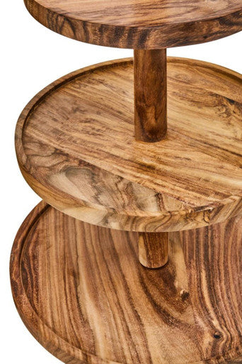 Sheesham Wood Three Tier Cake Stand