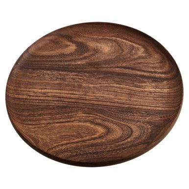 Round Sheesham Wood Plate