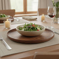 Round Sheesham Wood Plate