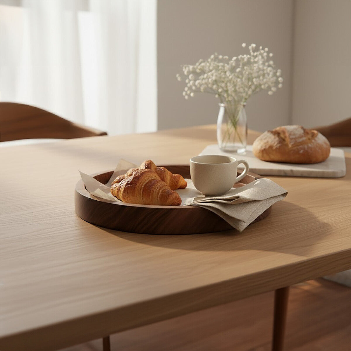 Small Sheesham Wood Tray