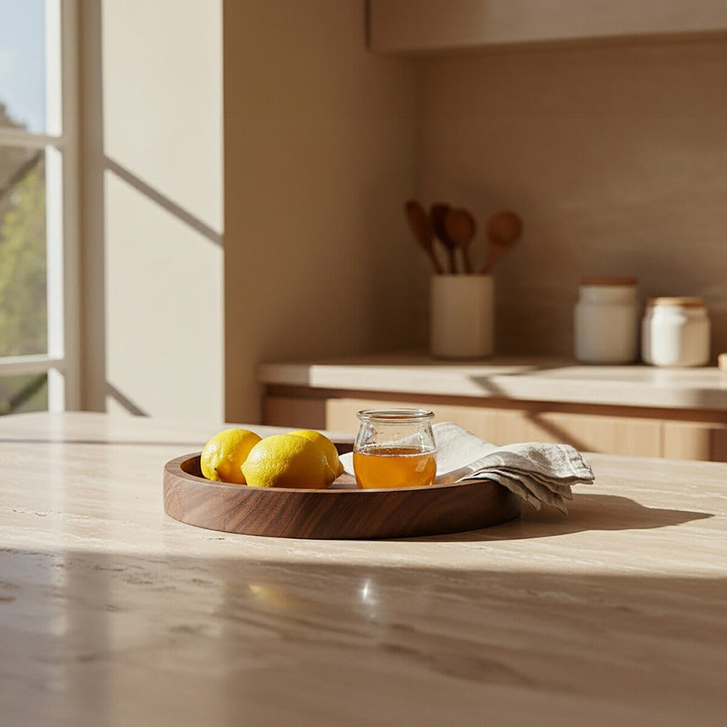 Small Sheesham Wood Tray