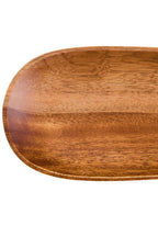 Acacia Wood Medium Oval Serving Dish